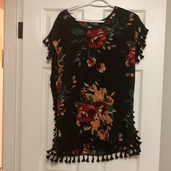 Women Chiffon Tassel Swimsuit Cover Up Beach Coverups for Swimwear - Picture 4 of 4